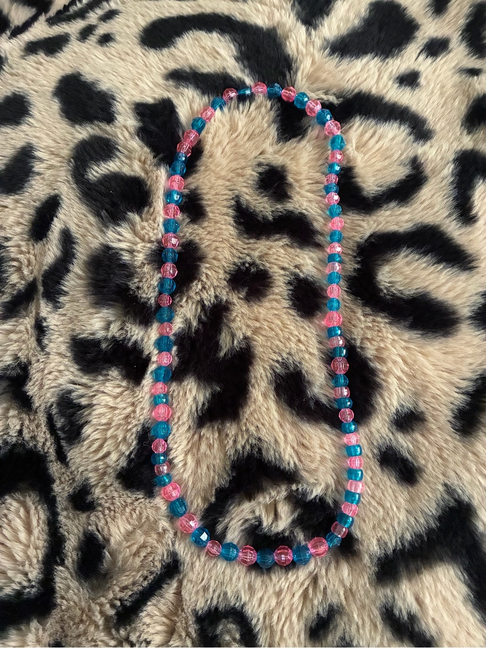 Kids Beaded waistbead in Pink and Teal - Cute Everyday Accessory